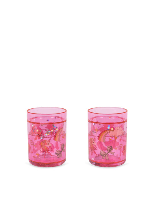 Konges Sløjd - Glitzerbecher  Einhörner NEU SS25 im 2 er Set