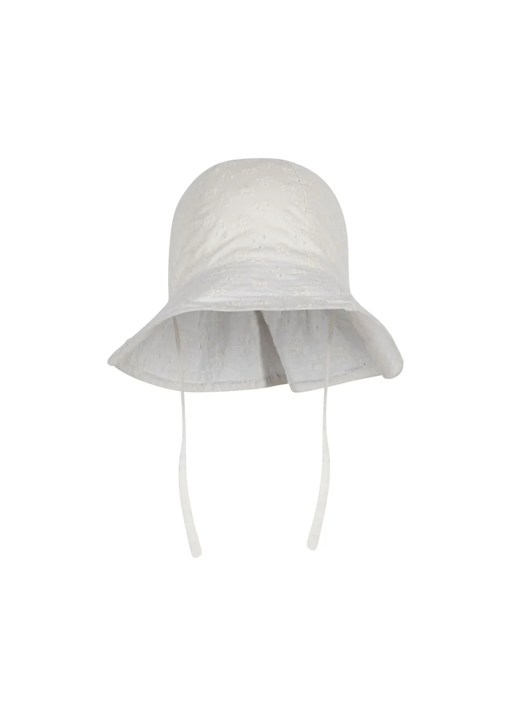 Konges Sløjd - Sonnenhut Lacey in creme weiss mit Bänder