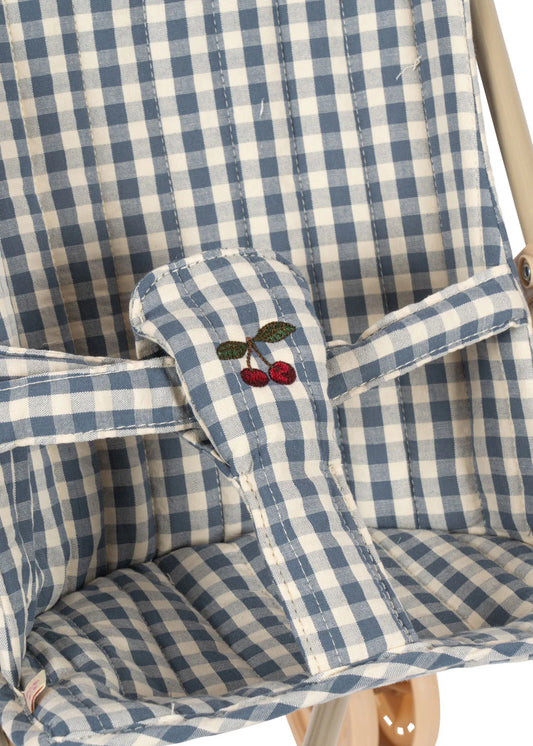 Konges Sløjd - Puppenbuggy in grün weiss kariert NEW IN