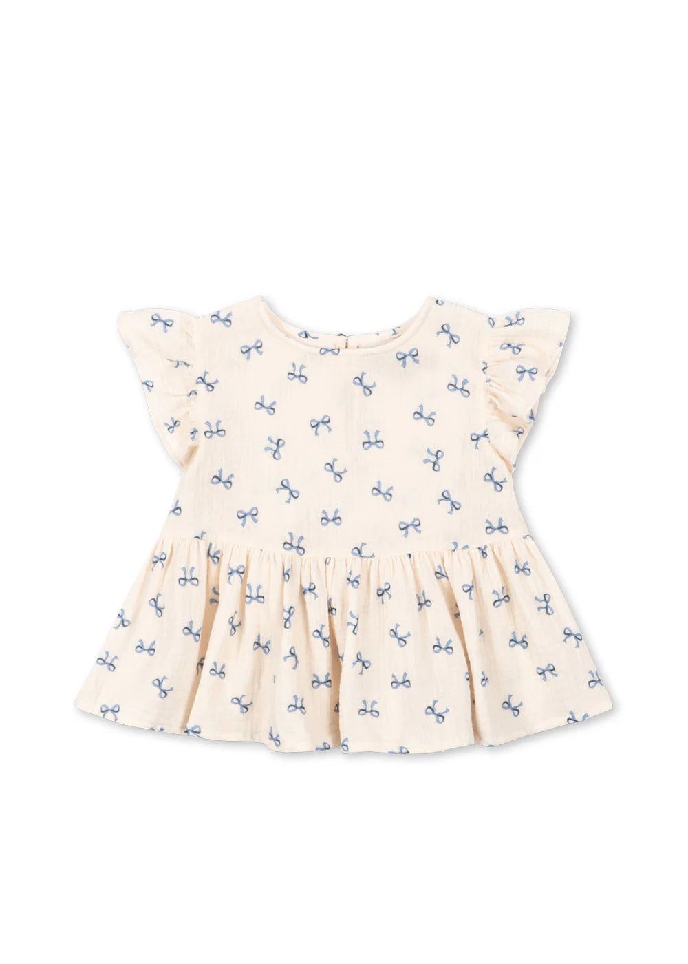 Konges Sløjd - Coco Bluse aus 100 % Musselin mit Schleifen