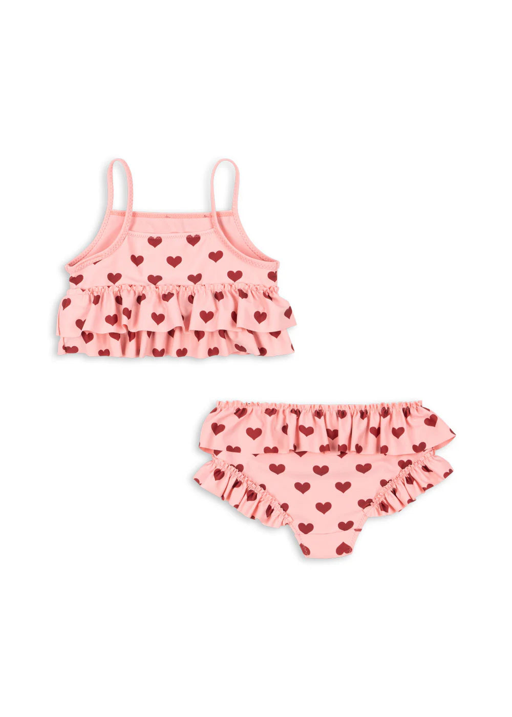 Konges Sløjd - Manuka Frill Bikini mit Herzen und Rüschen