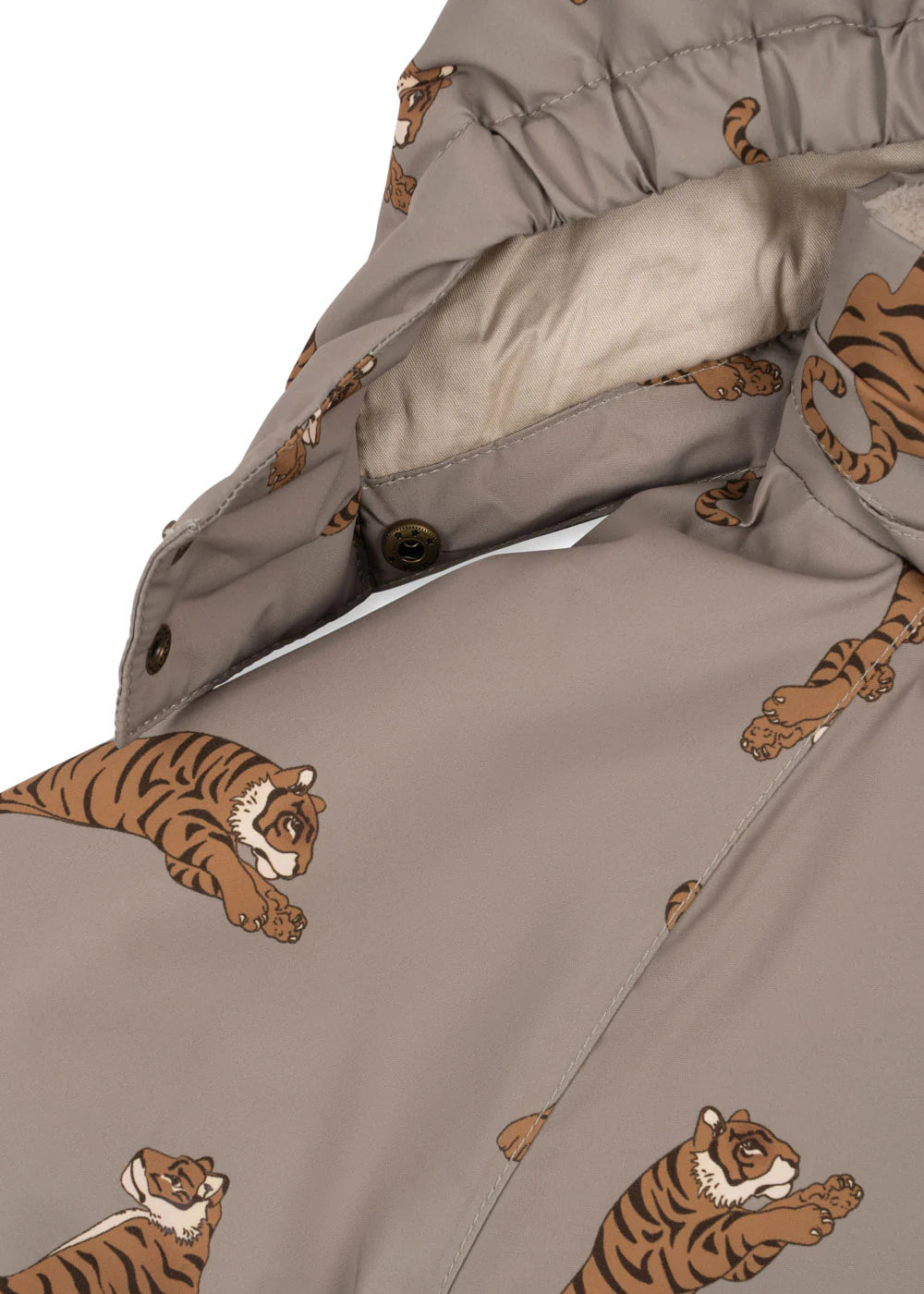 Konges Sløjd - Mismou Winterjacke in Beige mir Tigern