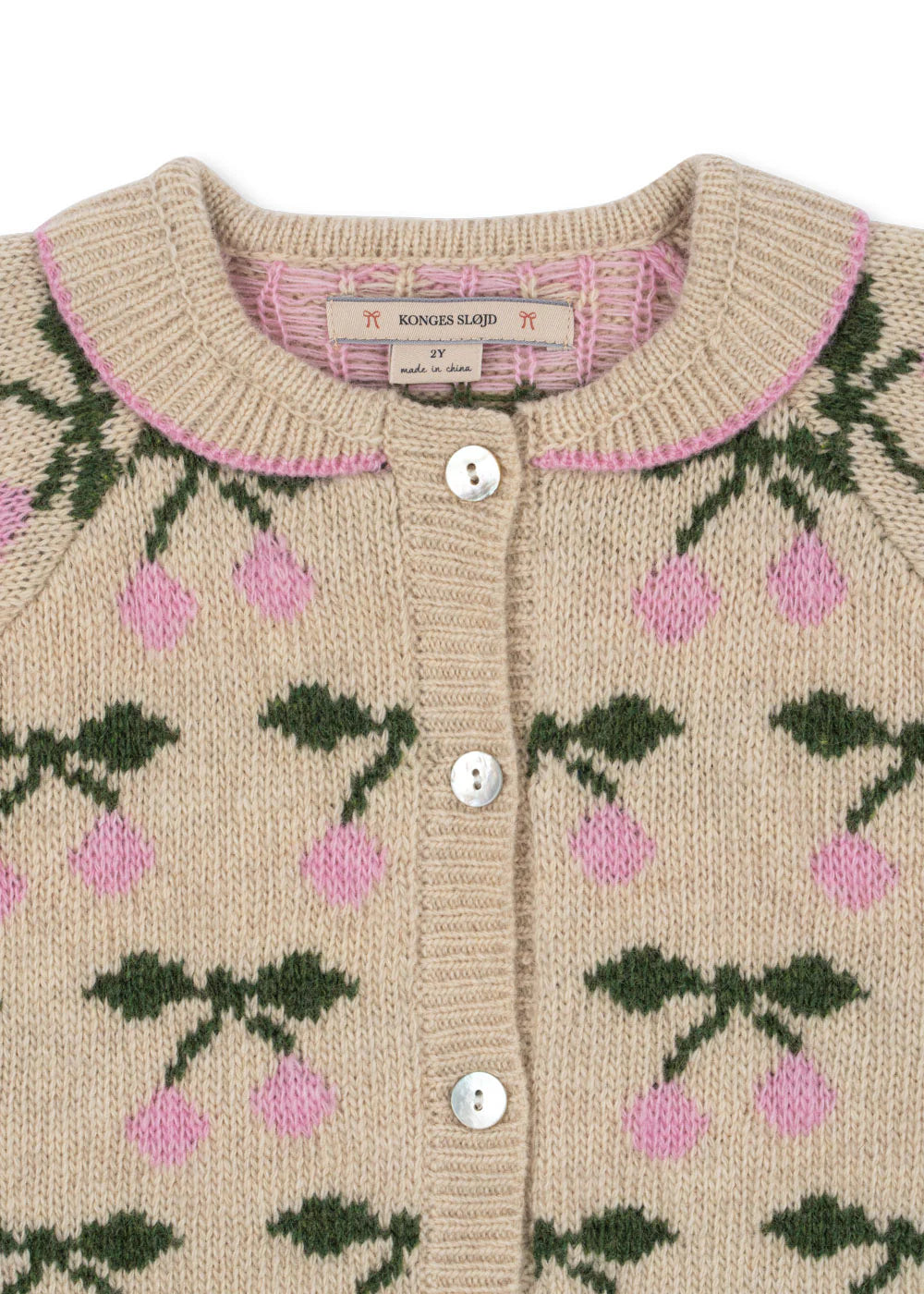 Konges Sløjd - Belou Strickjacke mit Kirschen