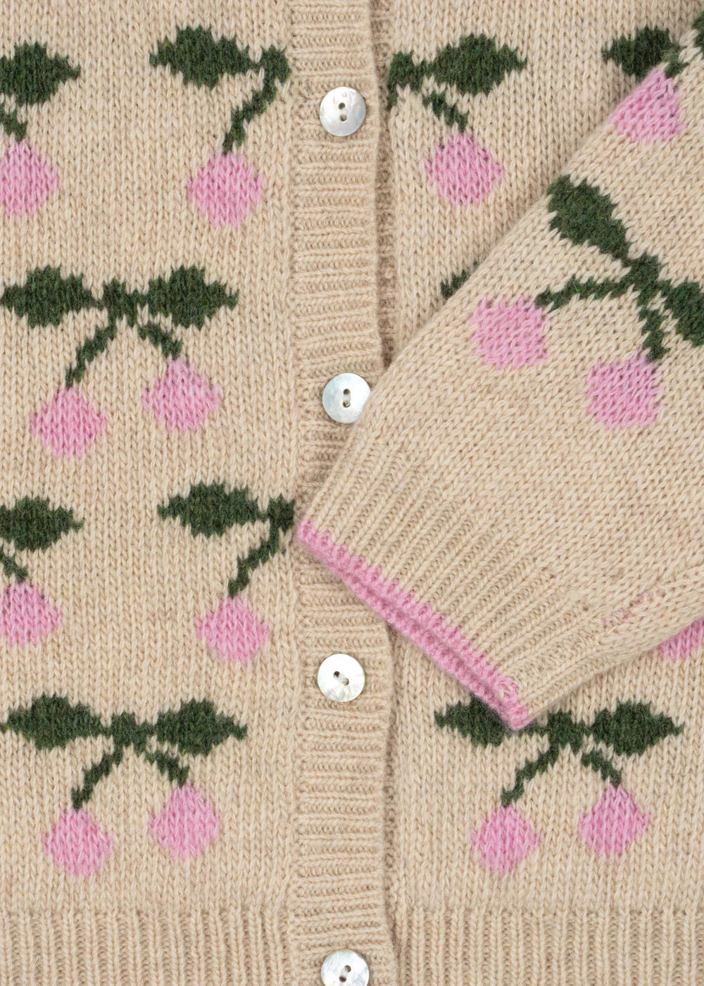 Konges Sløjd - Belou Strickjacke mit Kirschen