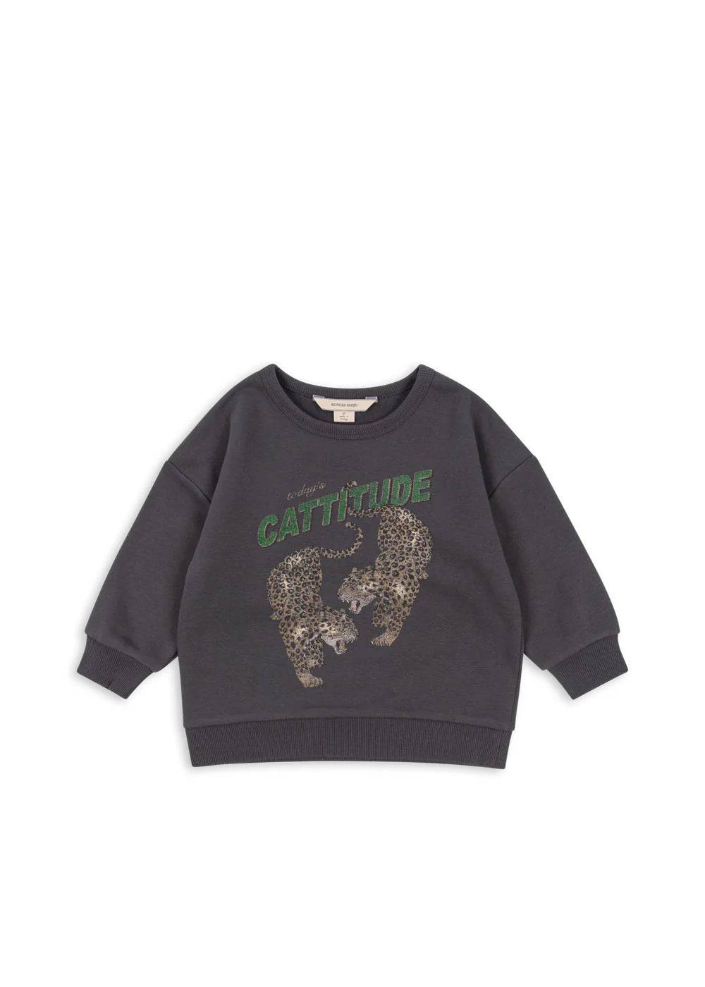 Konges - Lou Sweatshirt in Grau mit Print