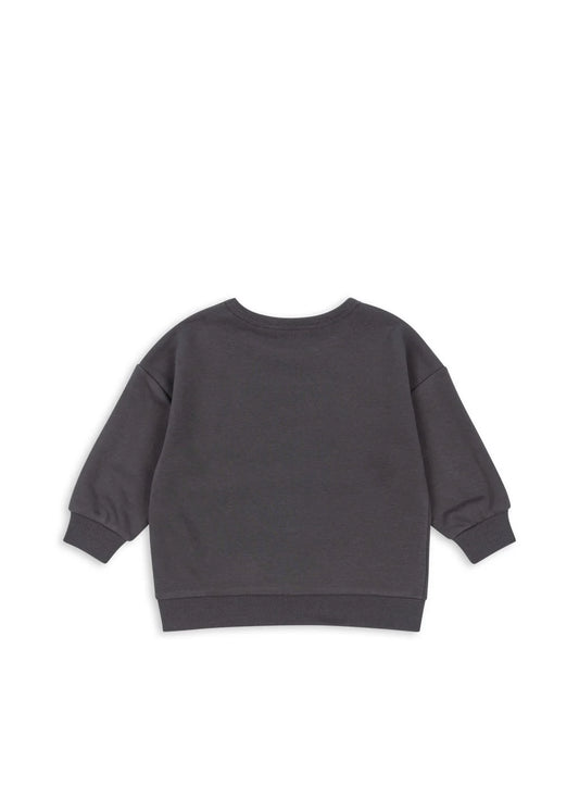 Konges - Lou Sweatshirt in Grau mit Print
