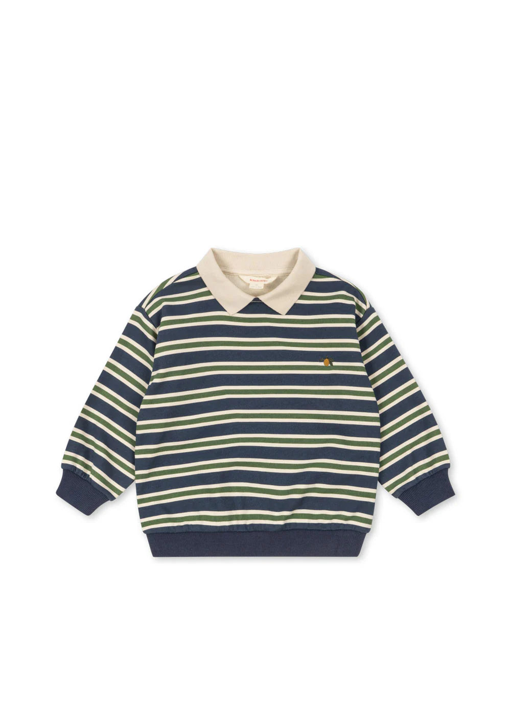 Konges Sløjd - Spotty Polo gestreift mit Zitrone