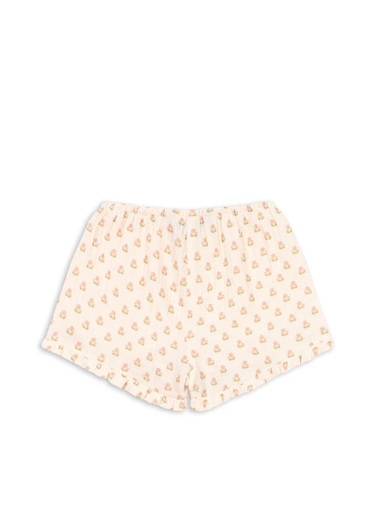 Konges Sløjd - Coco Shorts in Beige mit Blumen