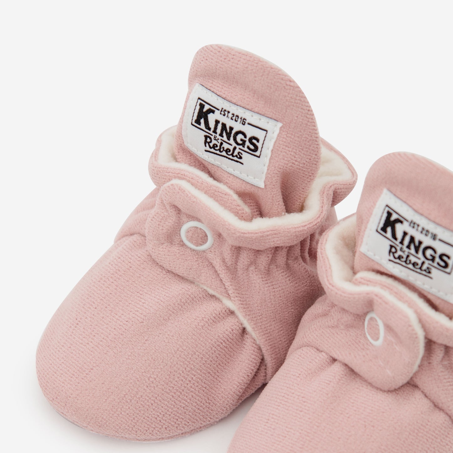 Kings & Rebels - Gamuza Classic Babyboots in Rosewood