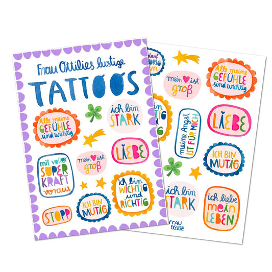 Frau Ottilie - Affimirmations Tattoos