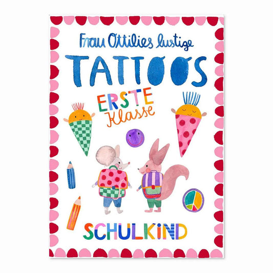 Frau Ottilie - EInschulungs Tattoos