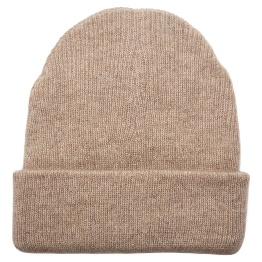 Papalobster- Kaschmir Beanie Model Karli in Beige Melange