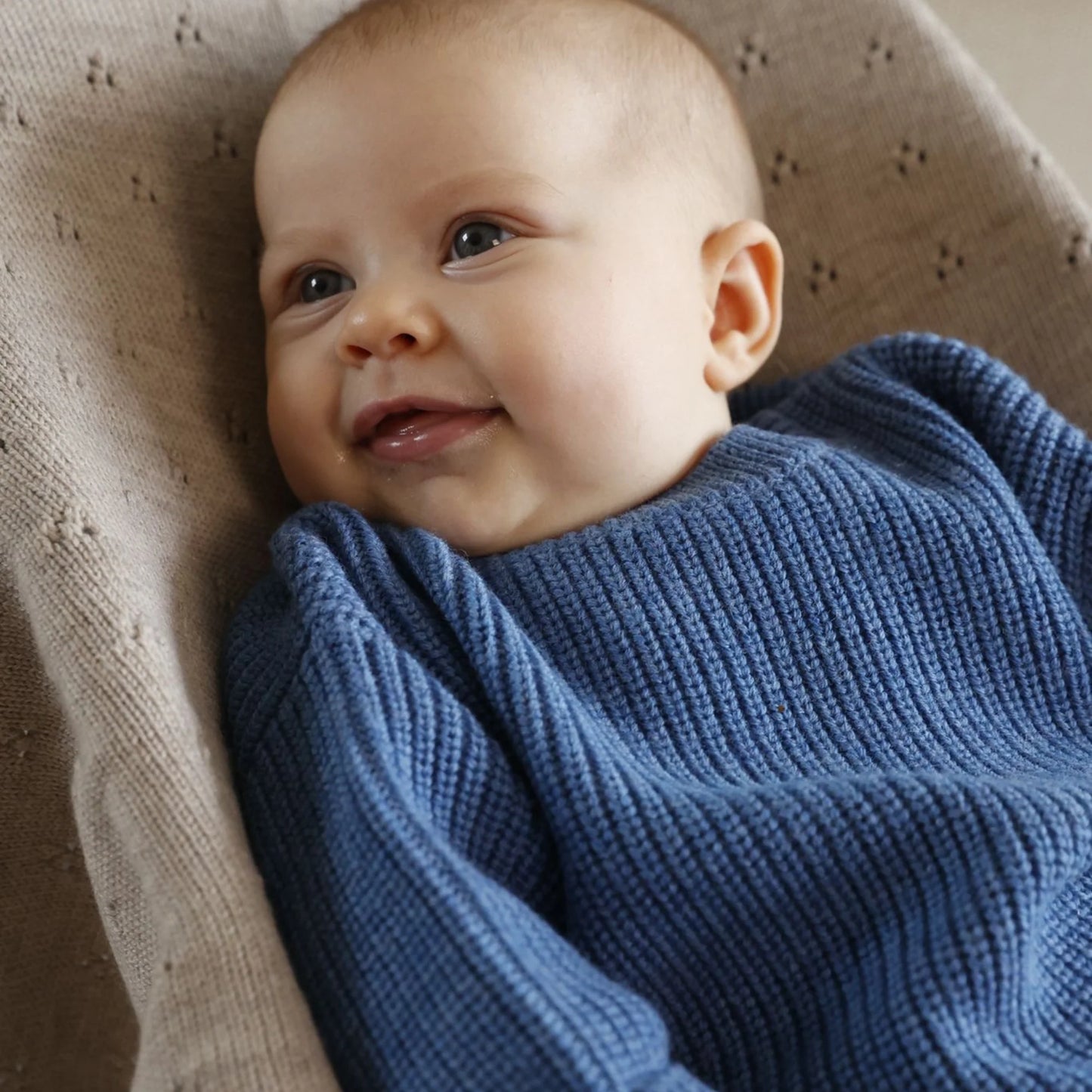 Lille Toni - Pullover Paul aus 100 % Merinowolle in Blue New in AW25 (Kopie)
