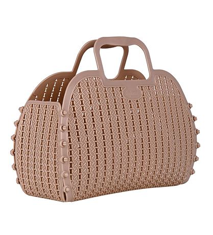 AyKasa - faltbare Tasche Mini 26-20-10 in Warm Taupe