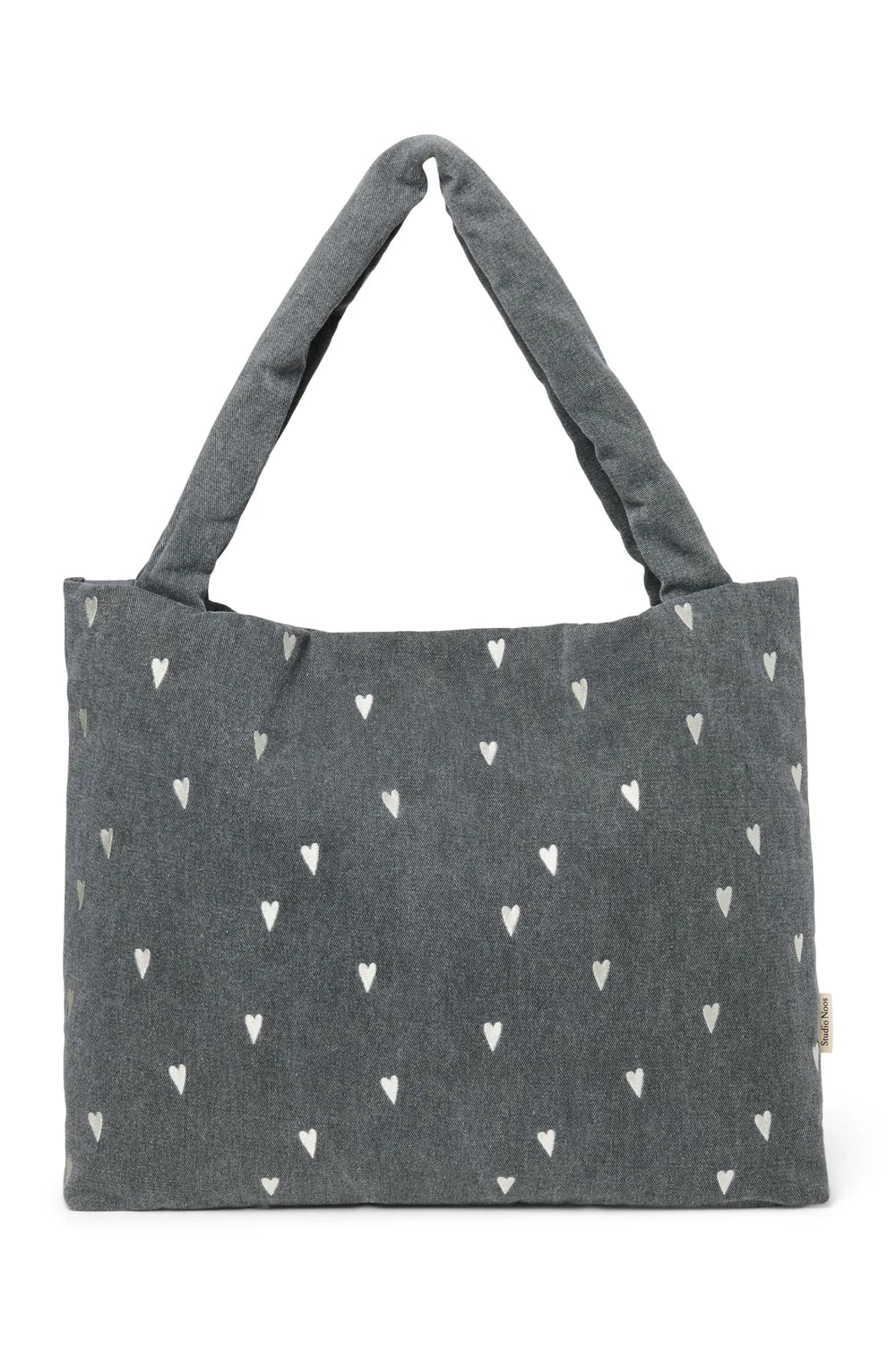Studio Noos - Denim Grey Mom Bag mit Herzen