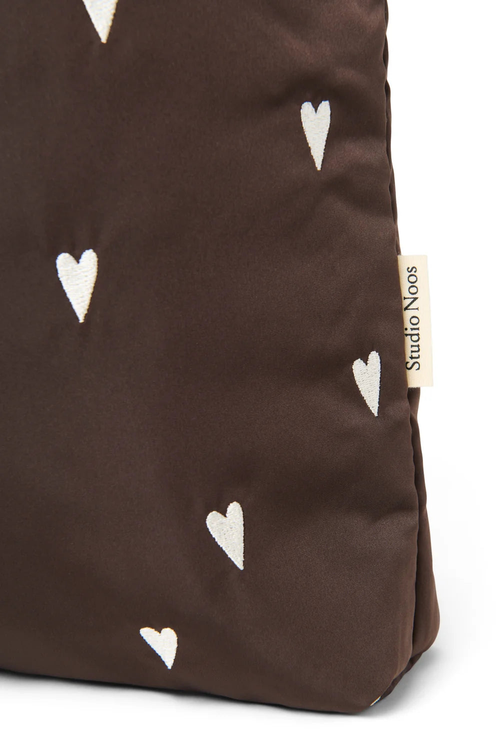 Studio Noos - Brown Puffy Mum Bag mit Herzen