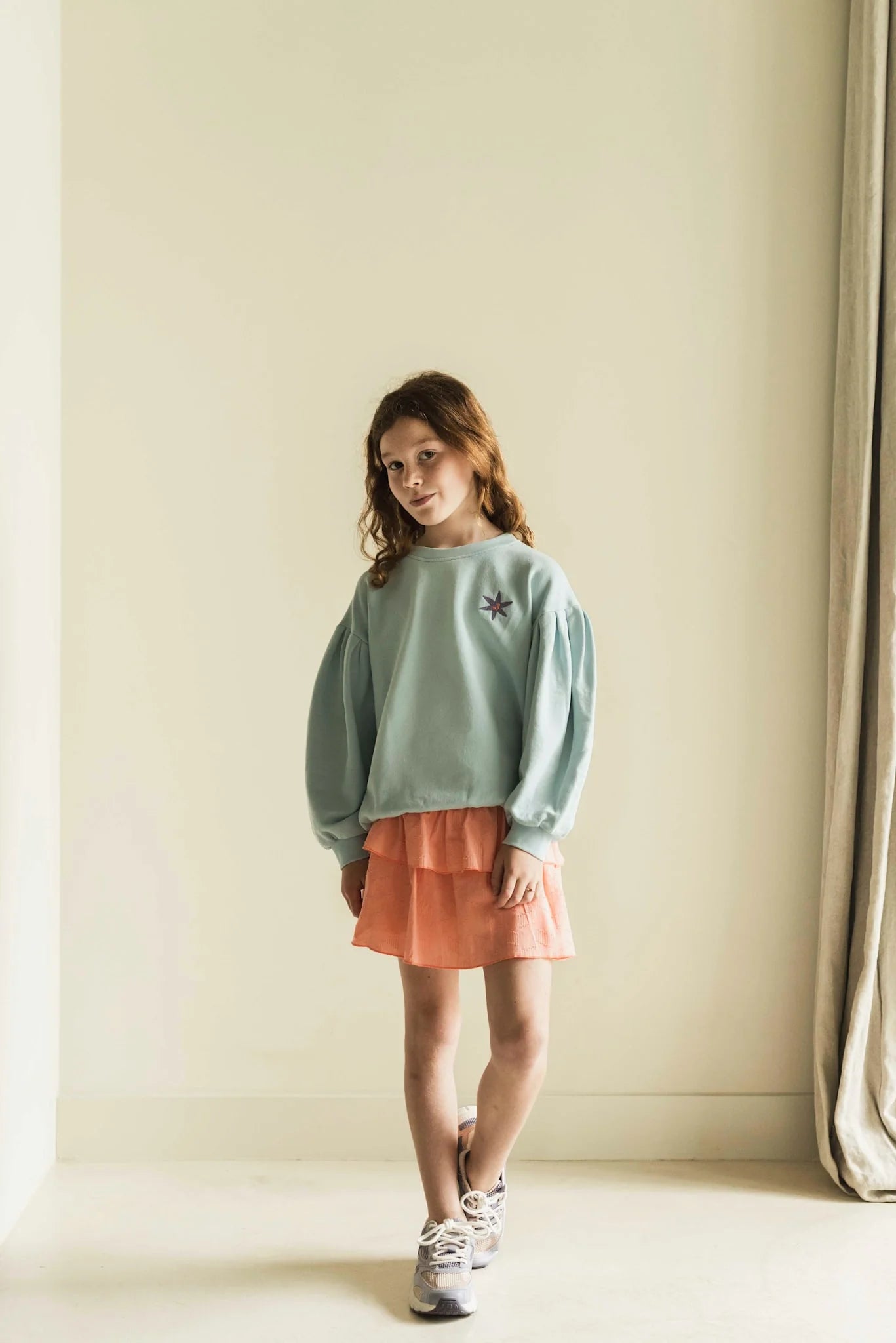 Jenest - Ballon Sweater Cool Blue mit Stick