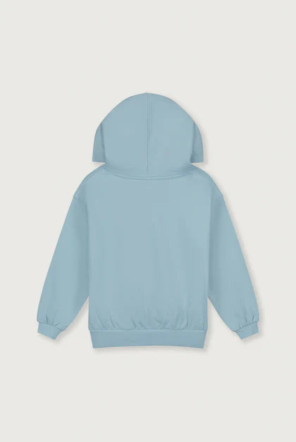 Gray Label - Hoodie in Sky aus 100 % Biobaumwolle