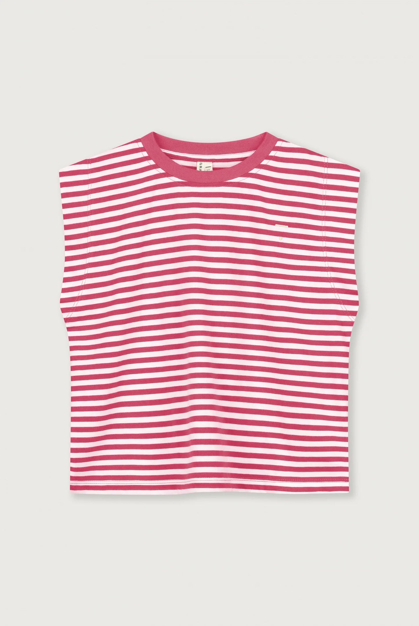 Gray Label - Ärmelloses Shirt / Top in Berry gestreift