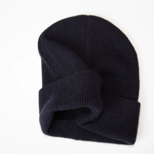 Papalobster- Kaschmir Beanie Model Karli in dunkelblau