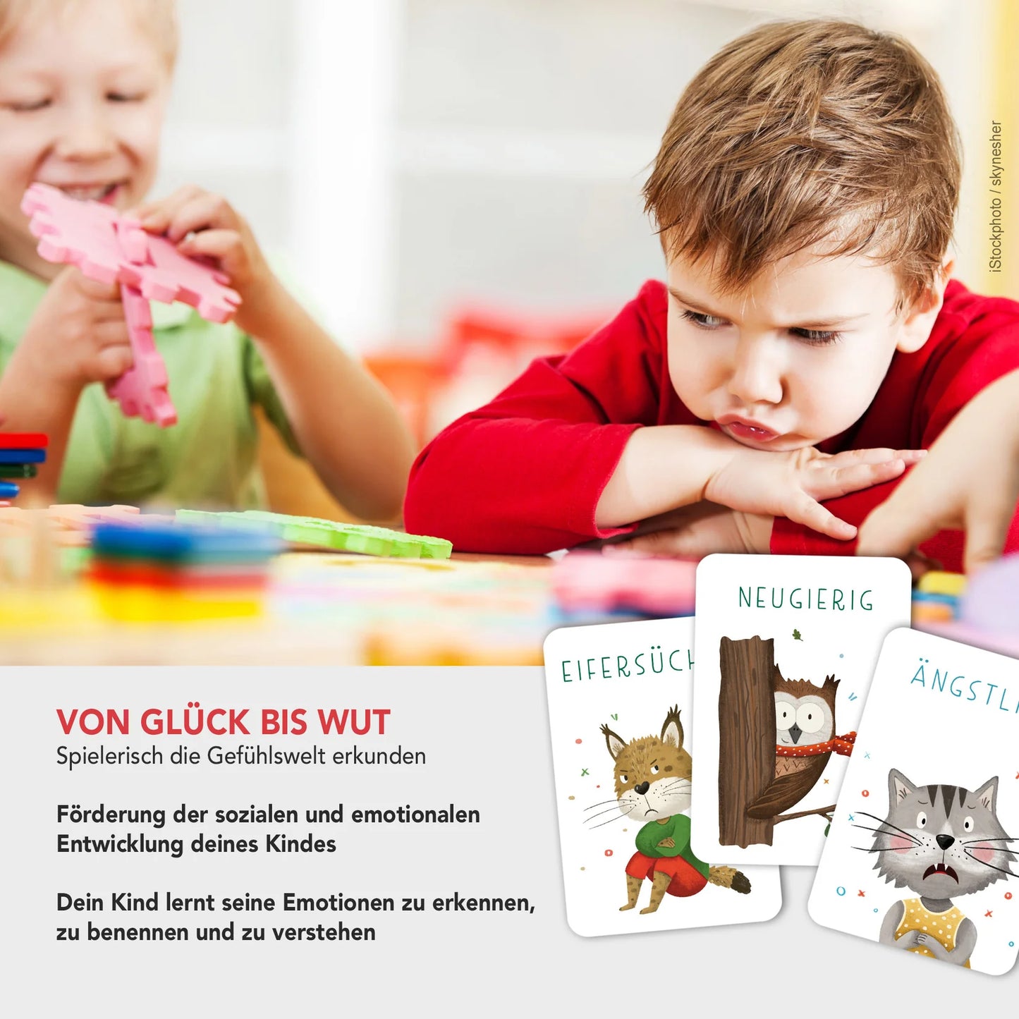 Rüsselfuchs - Gefühlskarten für Kinder "starke Gefühle"