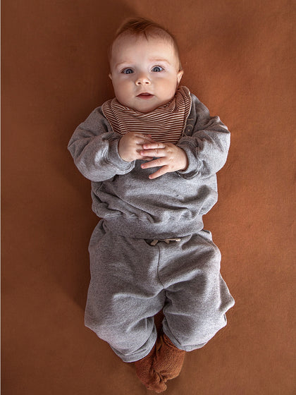 Gray Label - Baby Sweatpants in Blue Grey aus GOTS zertifizierter Baumwolle