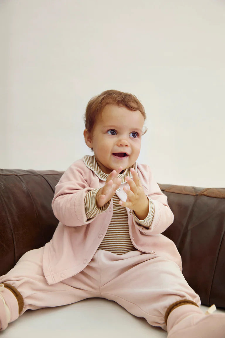 Gray Label Sweater - Baby Raglan Jacke aus 100 % Bioabumwolle