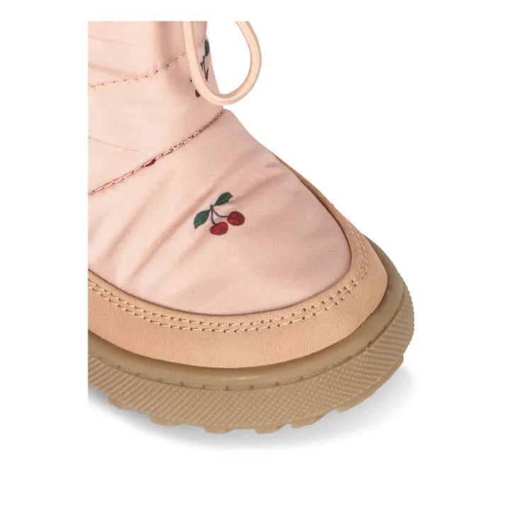 Konges Sløjd - Storma Winterstiefel Kalamatra in Rosa mit Kirschen