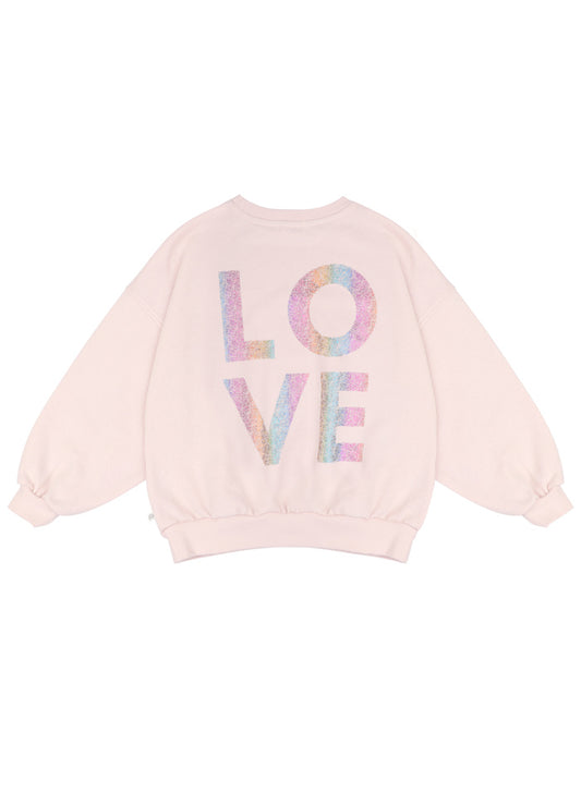 Jenest - Maxi Sweater Blossom in Rose