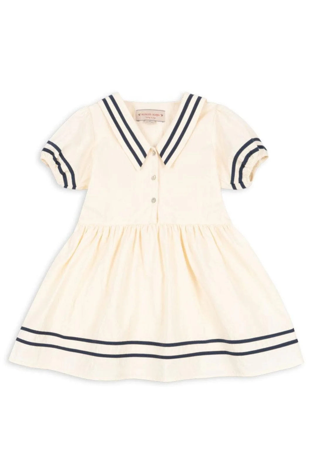 Konges Sløjd - Allie Sailor Kleid in weiss Matrosenkleid aus Biobaumwolle