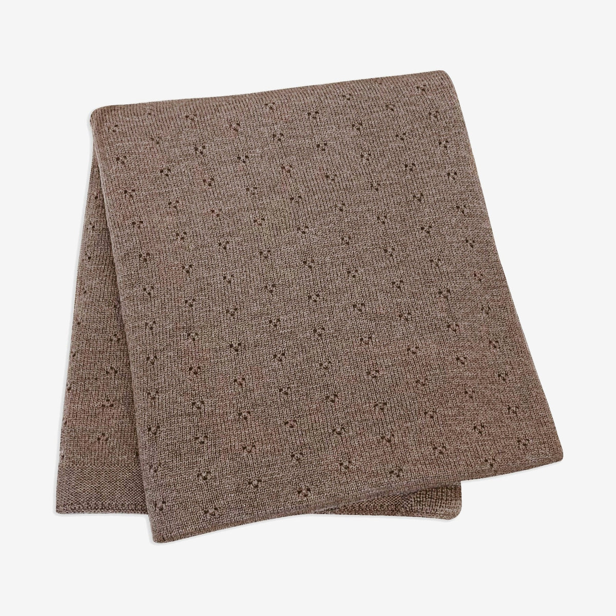 Lille Toni -Kuschel & Babydecke aus 100 % Merino Ida in Toffee