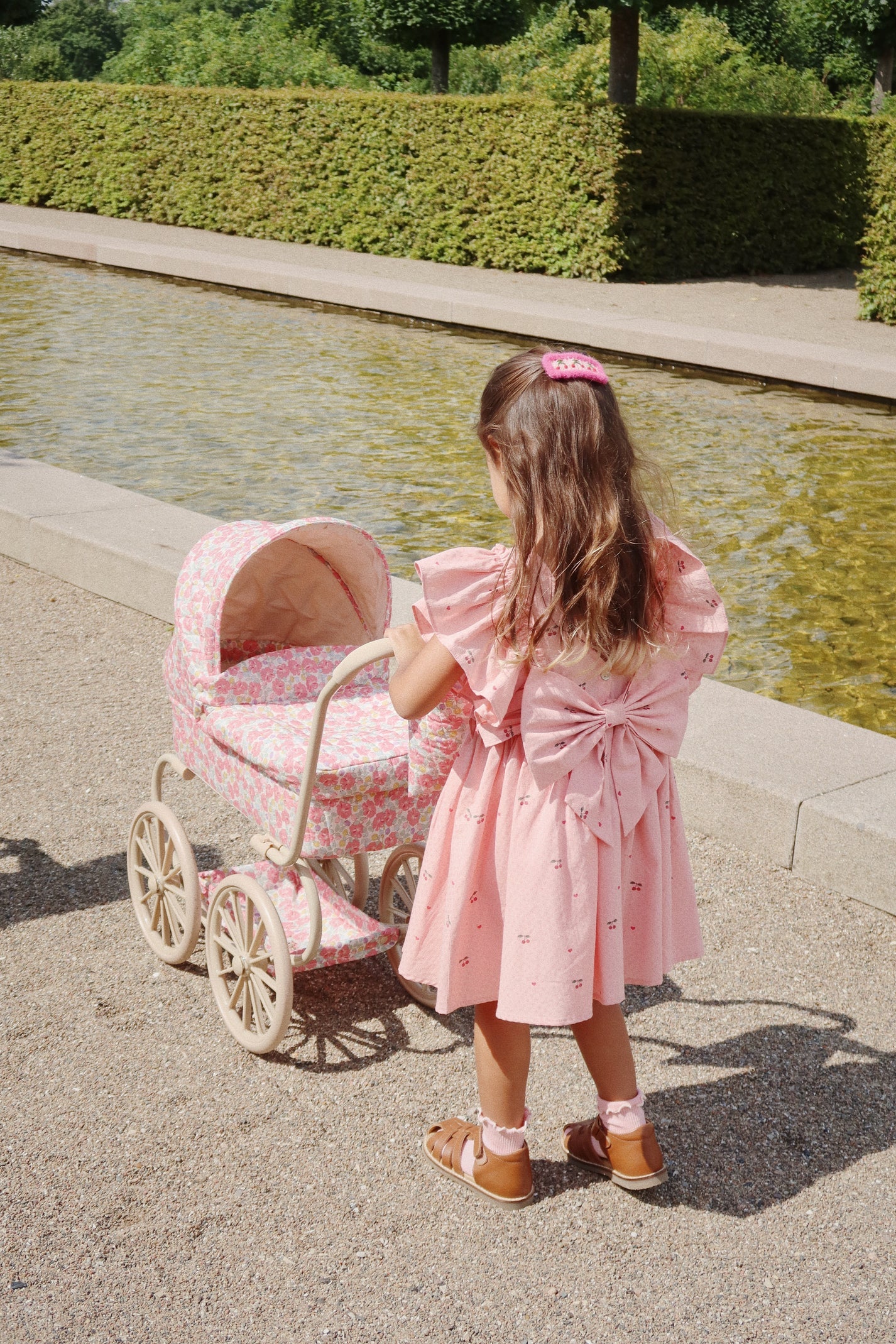 Konges Sløjd - Evia Bow Kleid mit kleinen Kirschen