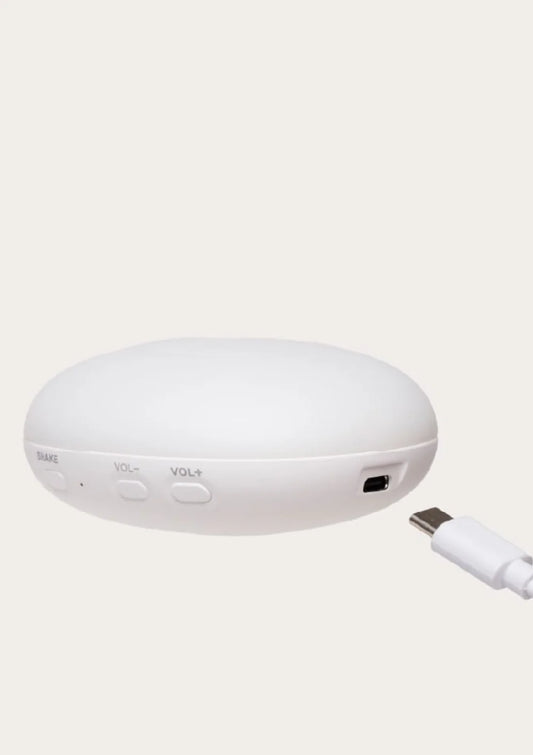 Moonie - Bunny Kuscheltier / Einschalfhilfe & Licht in Rosa 2.0 Organic Humming