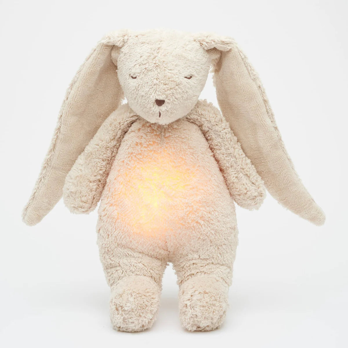 Moonie - Bunny Kuscheltier / Einschalfhilfe & Licht in Sand 2.0 Organic Humming