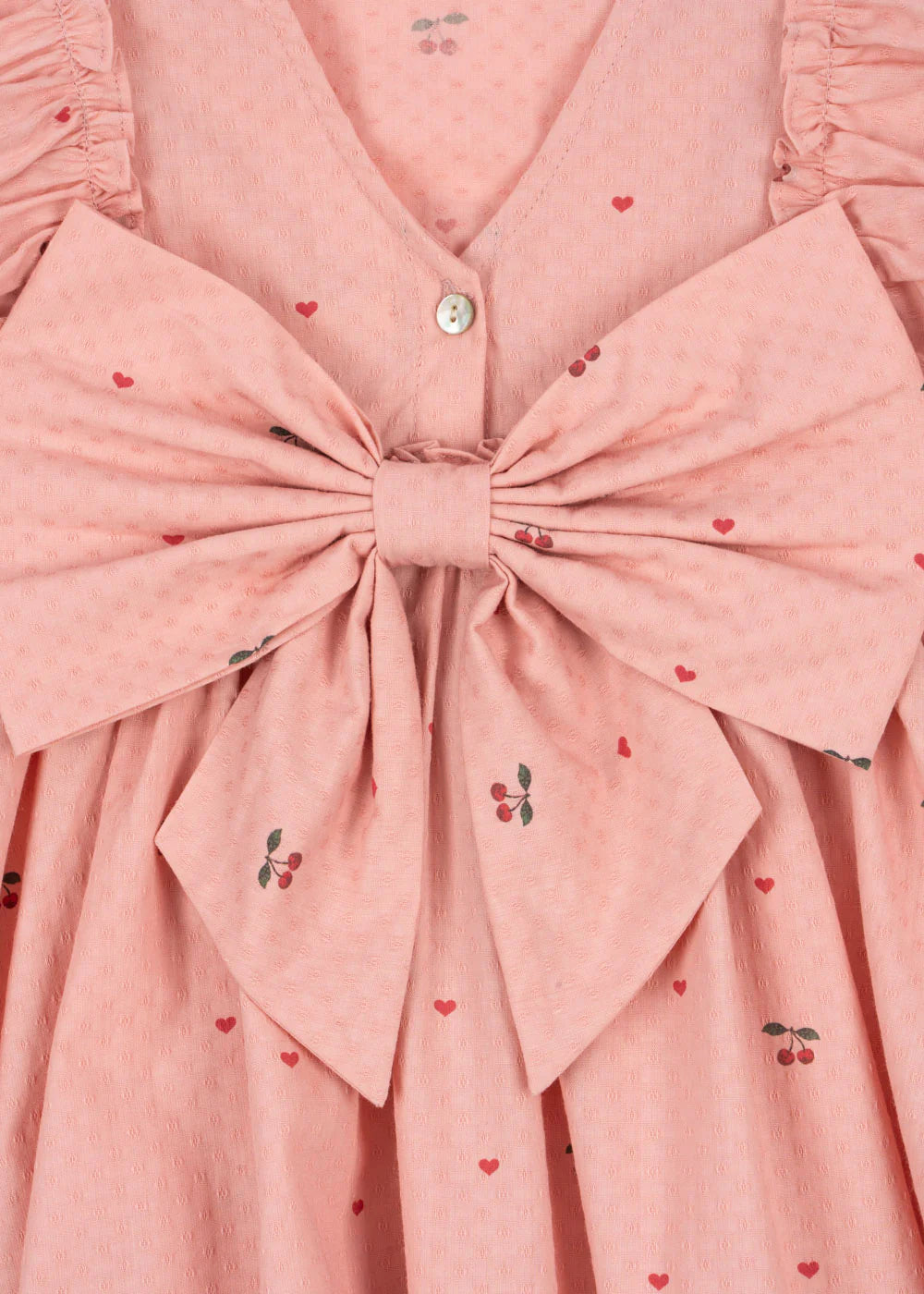 Konges Sløjd - Evia Bow Kleid mit kleinen Kirschen