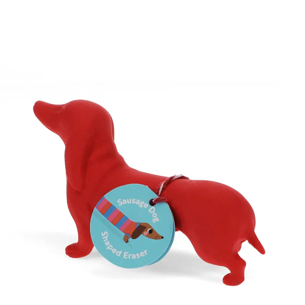 Rex - Dackel in XXL Radiergummin in Rot