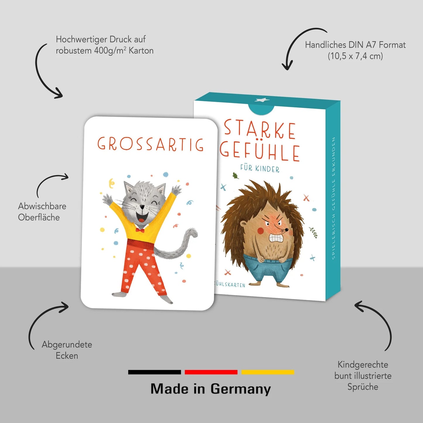 Rüsselfuchs - Gefühlskarten für Kinder "starke Gefühle"