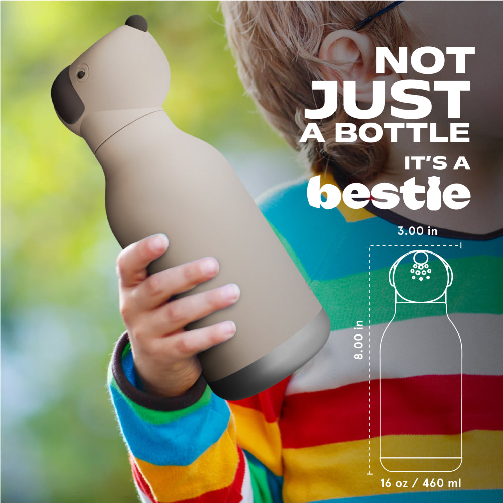 Asobu - Bestie isolierte Trinkflasche Hund