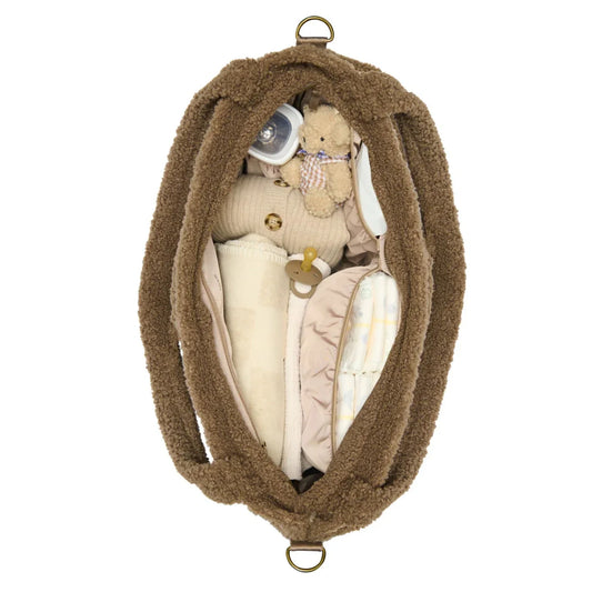 Studio Noos - Teddy Diaper Brown Wickeltasche