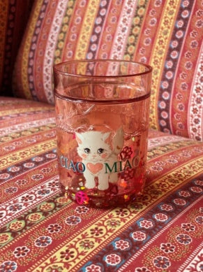 Konges Sløjd - Glitzerbecher Cats im Set oder einzeln limited Edition in Rosa Katzenset