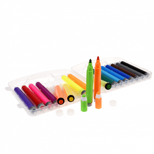 Rex- Wild Wonders Filzstifte inkl.Stempel 18er Set in Bunt