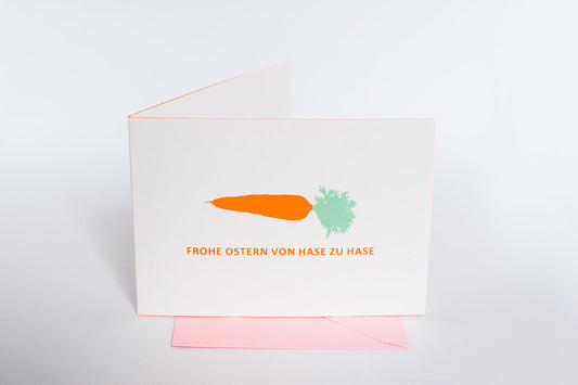 von Rike - Klappkarte mit Kuvert Frohe Ostern