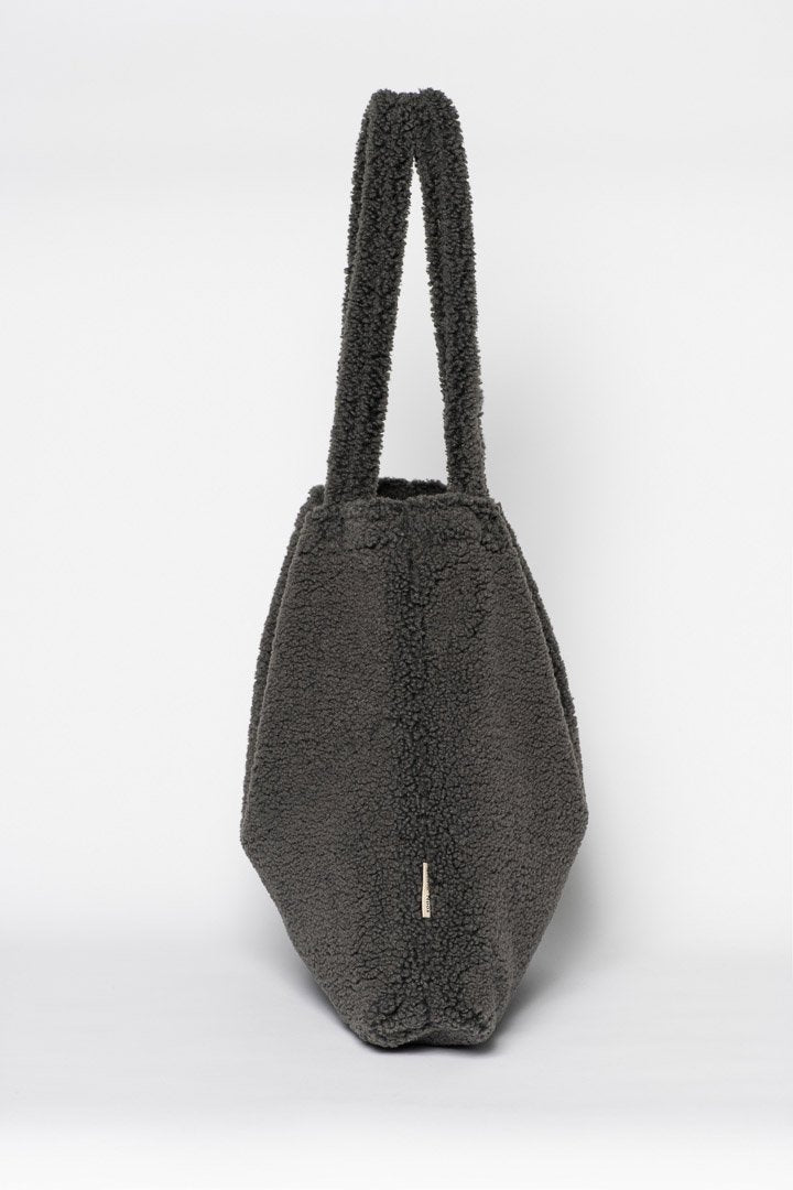 Studio Noos Mom Bag "Chunky Teddy" - Teddy Dark Grey