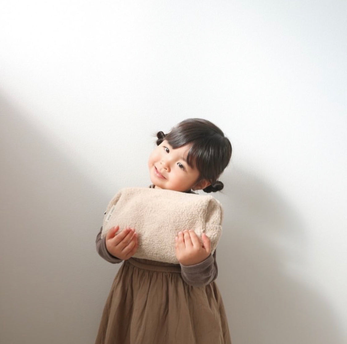 Studio Noos Windeltasche - Chunky Pouch - Teddy Ecru