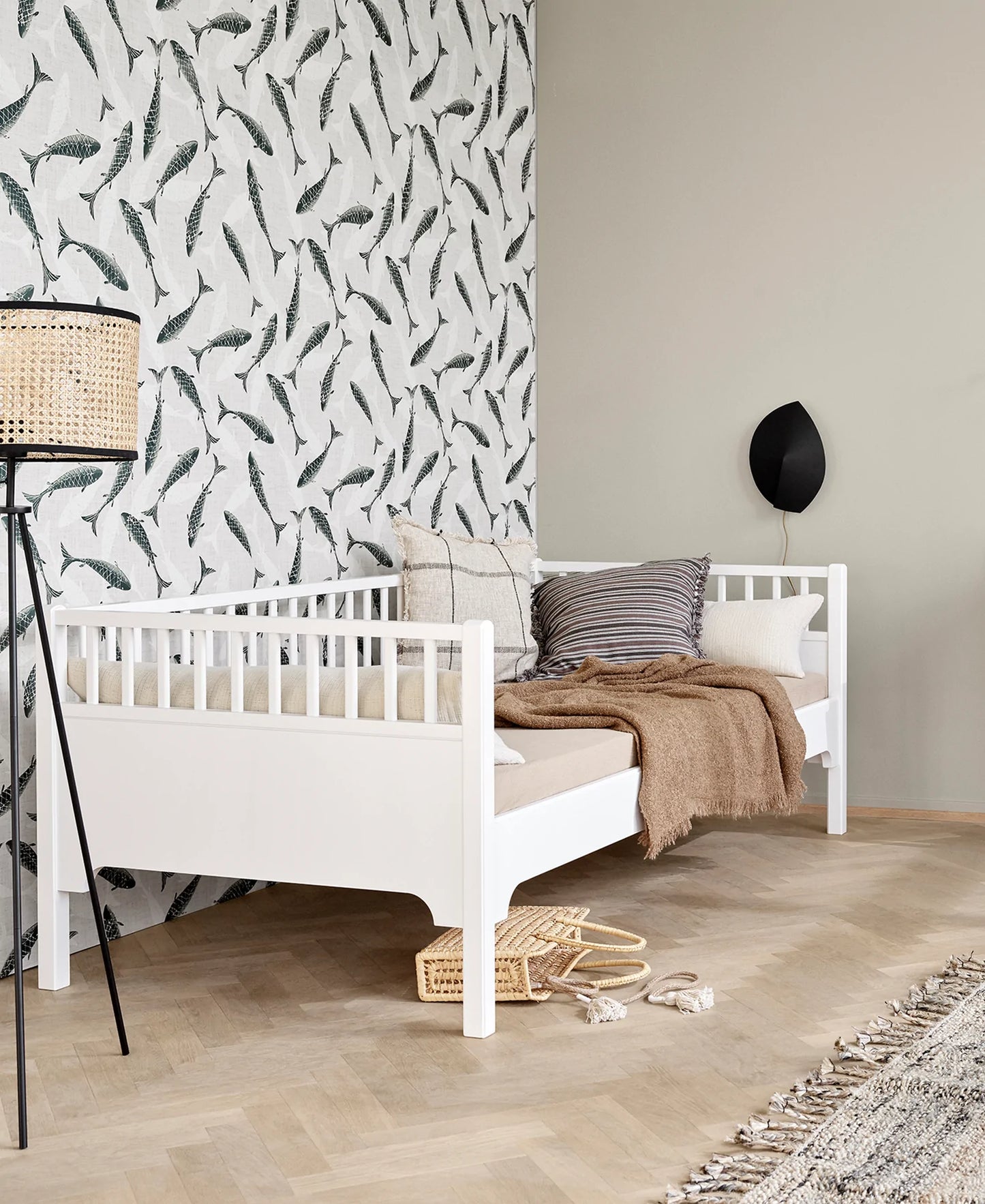 Oliver Furniture - Classic Seaside Bettsofa in weiss