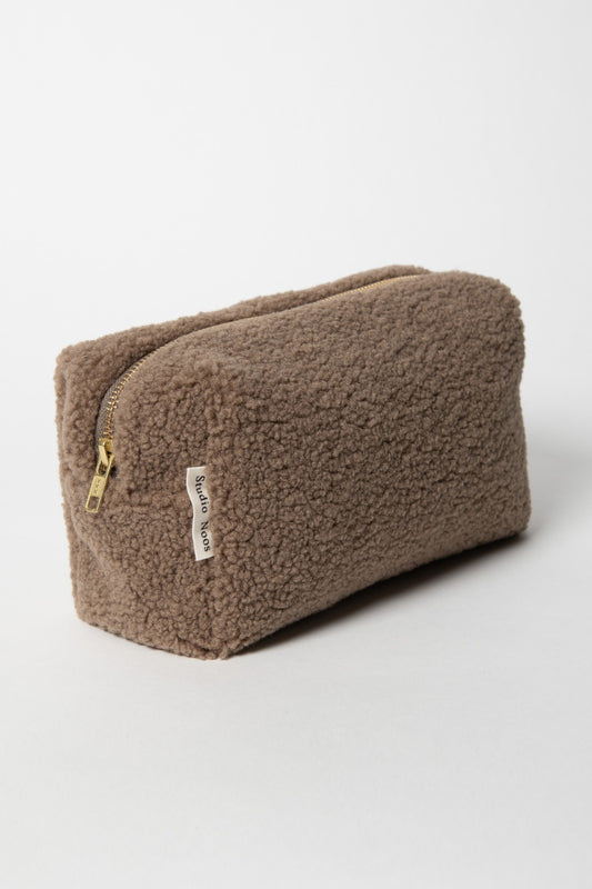 Studio Noos Windeltasche - Chunky Pouch - Brown Chunky Teddy