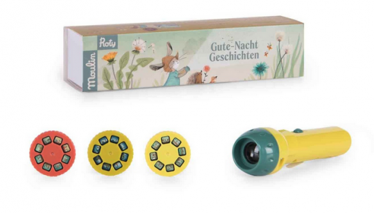 Moulin Roty - Geschichten Taschenlampe Drei Hasen Geschichten Ostern Spezial