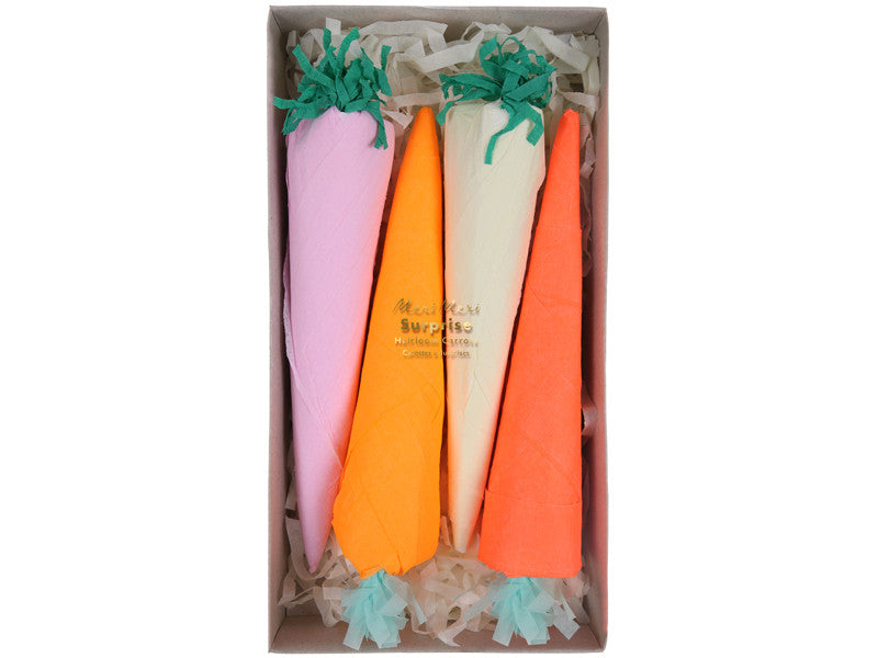 Meri Meri - Oster Karotten Party Crackers Knallbonbons 4er Set