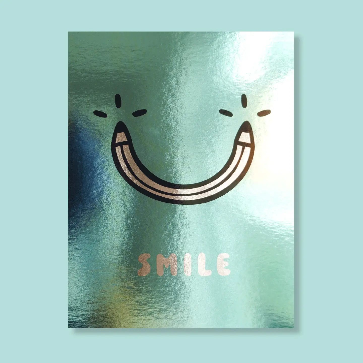 Tinyday - Smile Karte Spiegel in mint