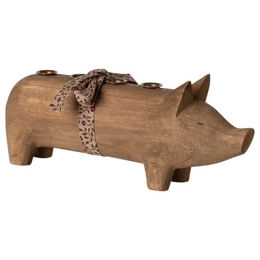 Maileg - Adventslichter Schwein in Nature